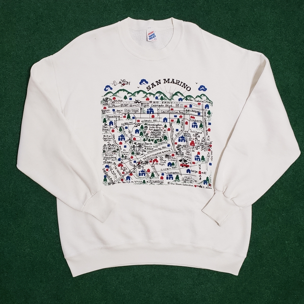 Vintage 90s San Marino LA County sweatshirt